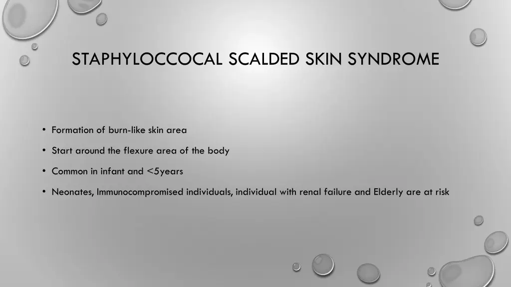 staphyloccocal scalded skin syndrome 1