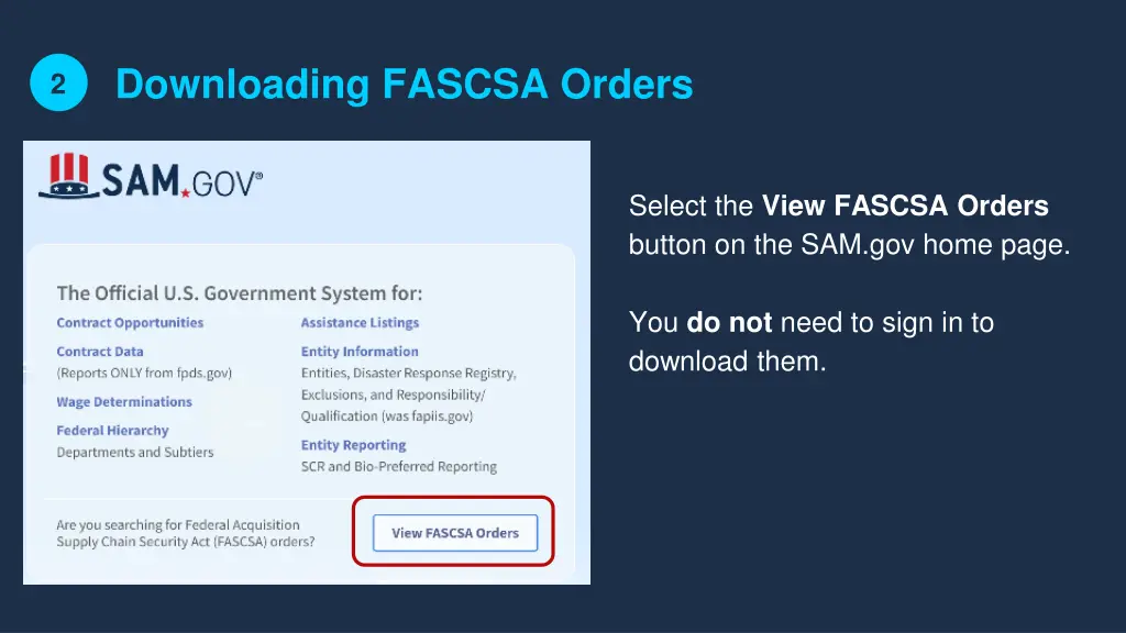 downloading fascsa orders 1