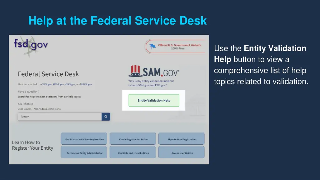 help at the federal service desk 2