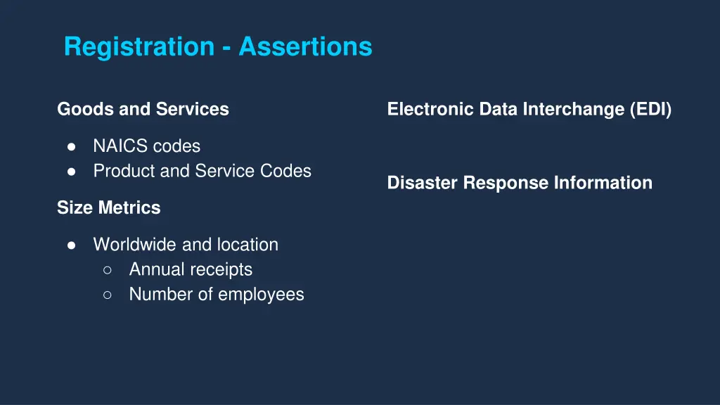 registration assertions