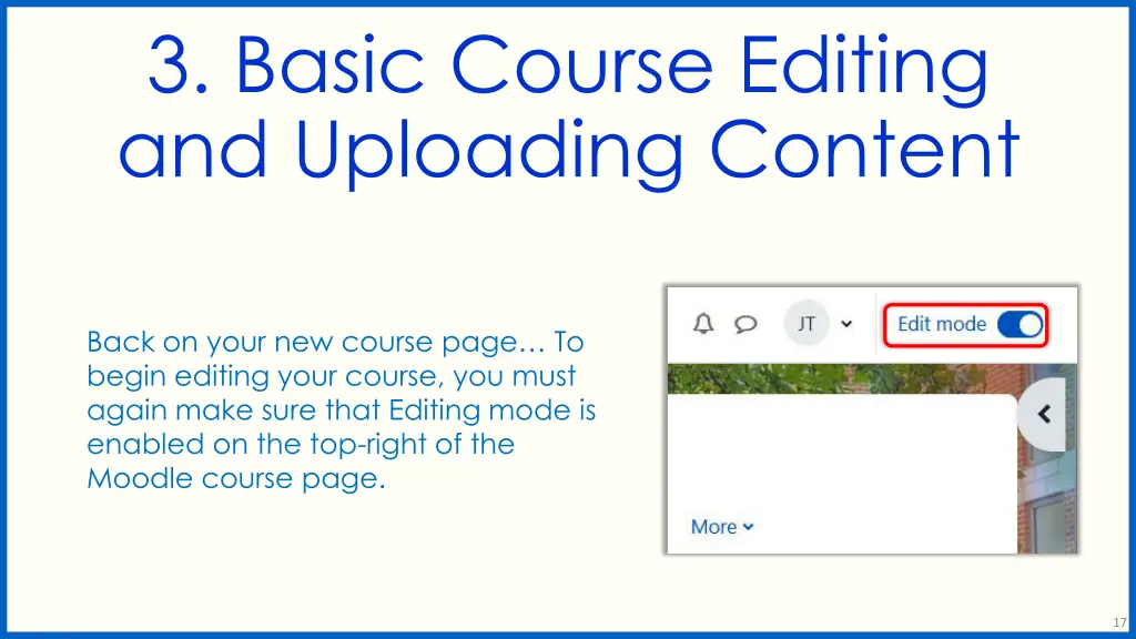 3 basic course editing and uploading content