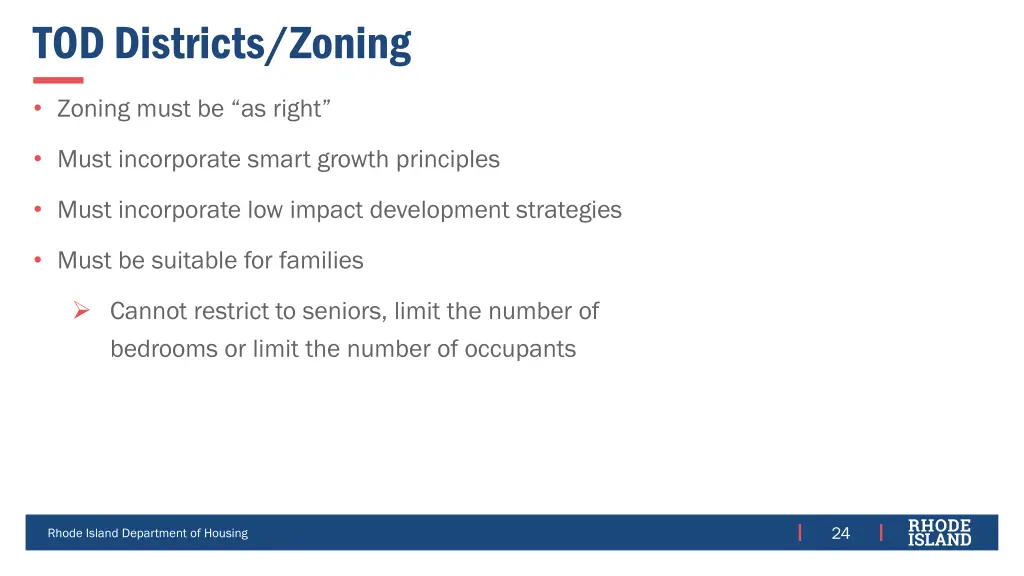 tod districts zoning