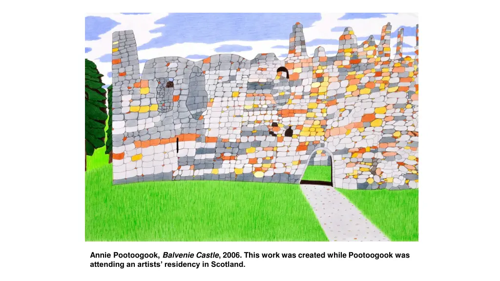 annie pootoogook balvenie castle 2006 this work