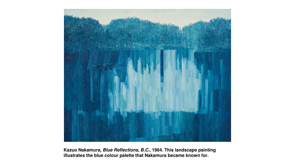 kazuo nakamura blue reflections b c 1964 this