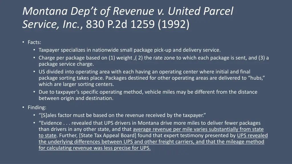 montana dep t of revenue v united parcel service