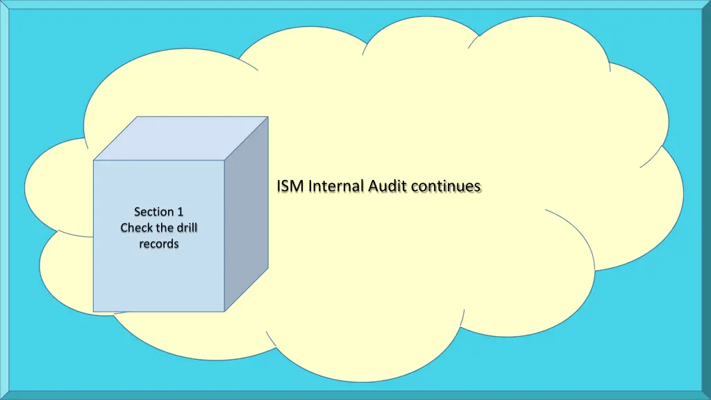 ism internal audit continues