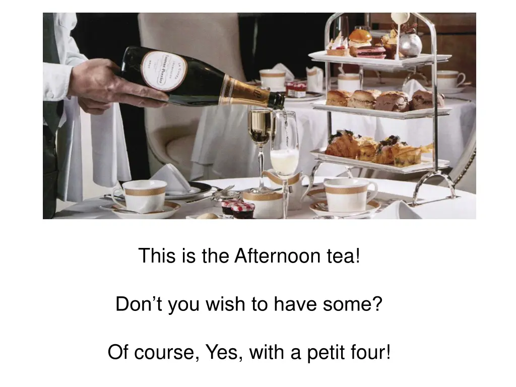 this is the afternoon tea