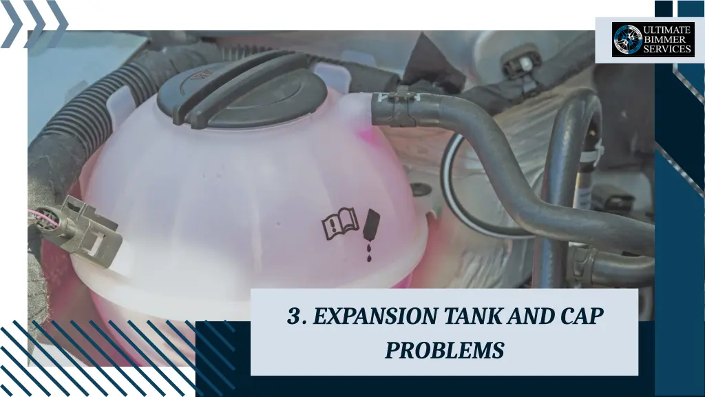 3 expansion tank and cap problems