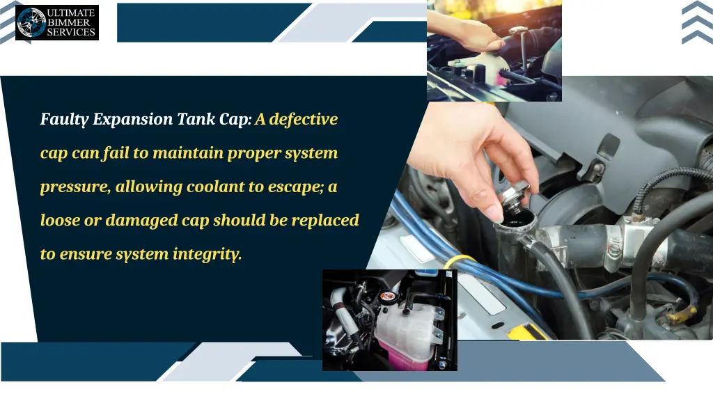 faulty expansion tank cap a defective