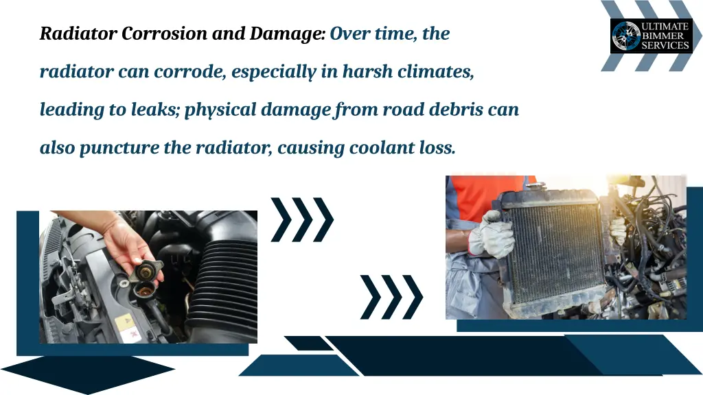 radiator corrosion and damage over time the