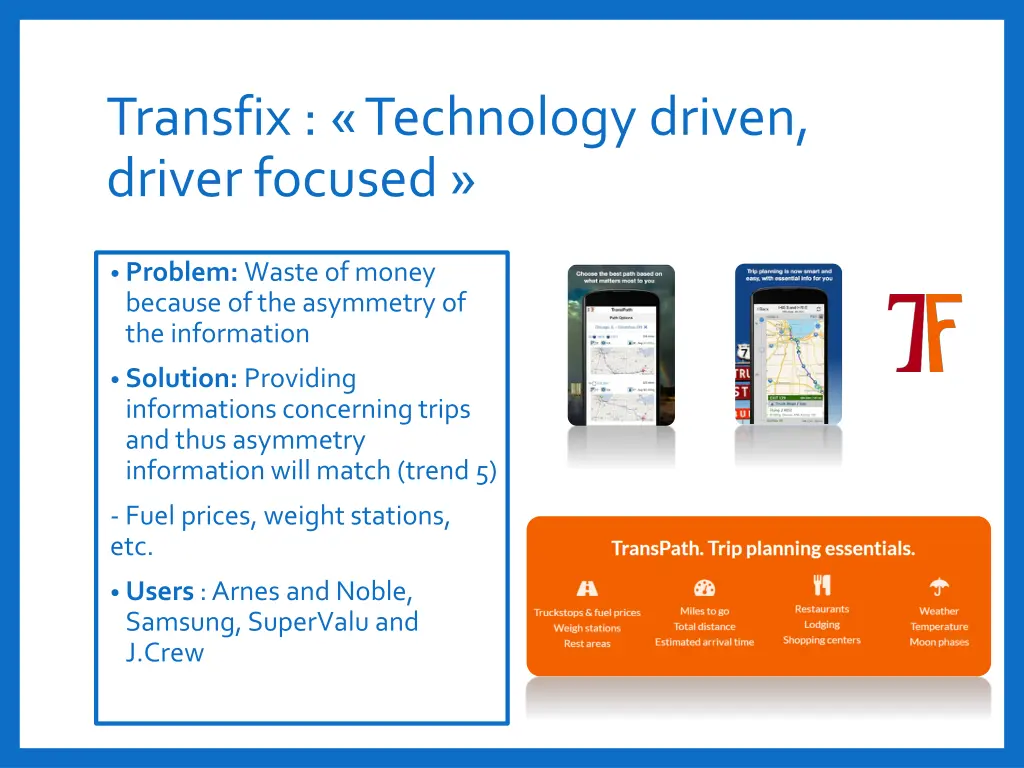 transfix technology driven driver focused