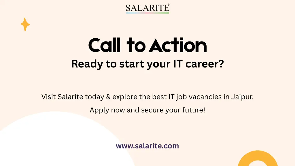call to action ready to start your it career