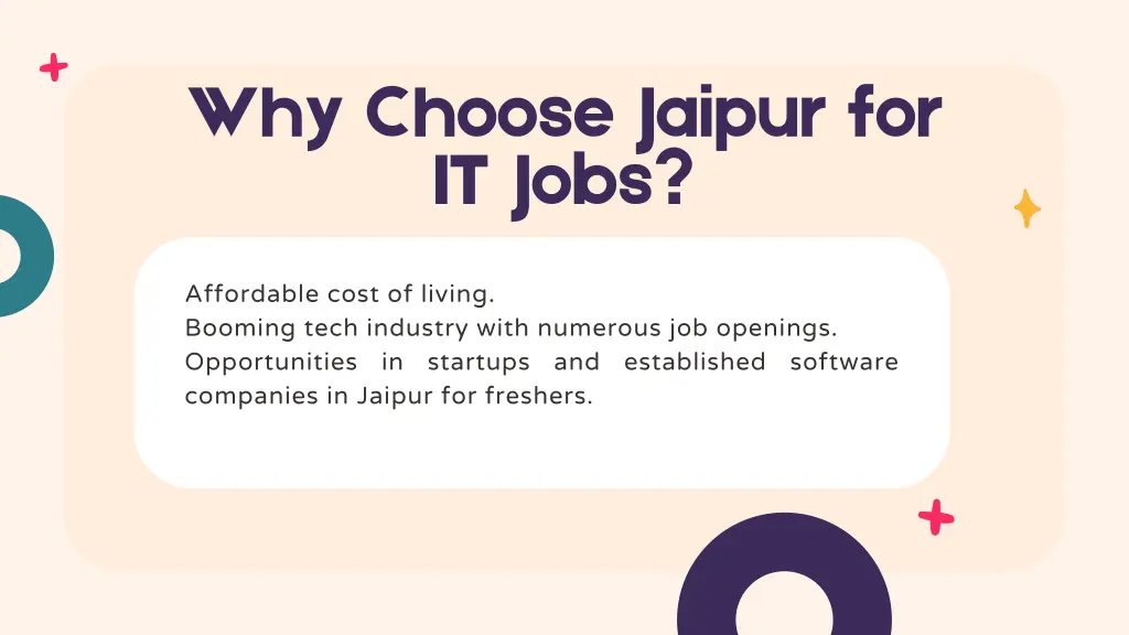 why choose jaipur for it jobs