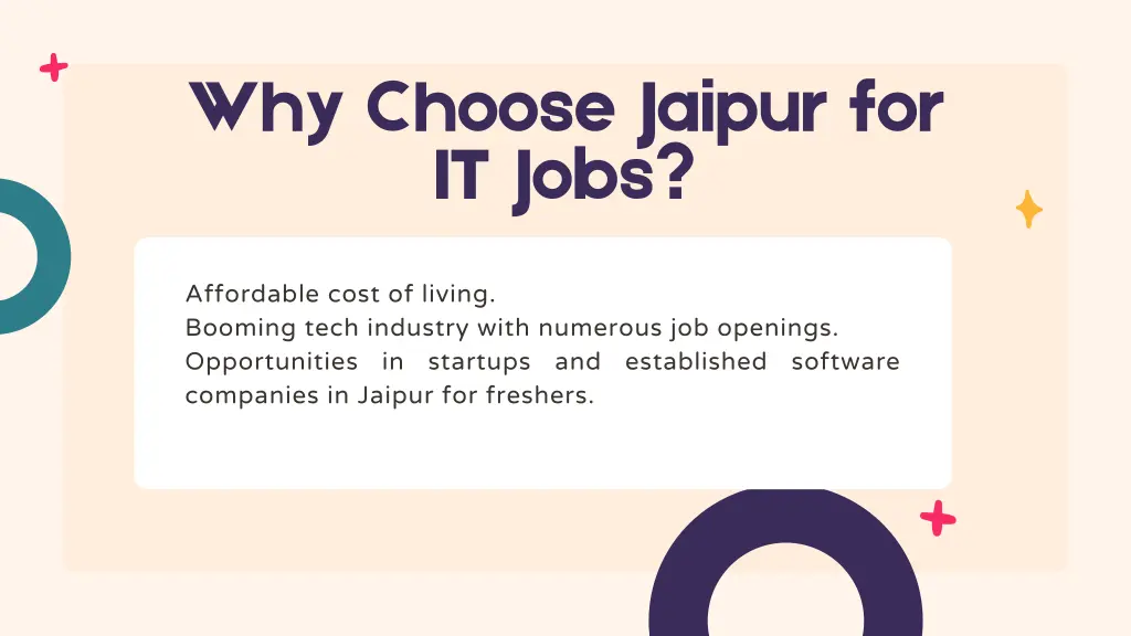 why choose jaipur for it jobs