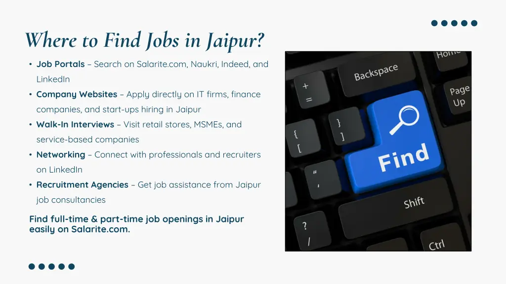 where to find jobs in jaipur