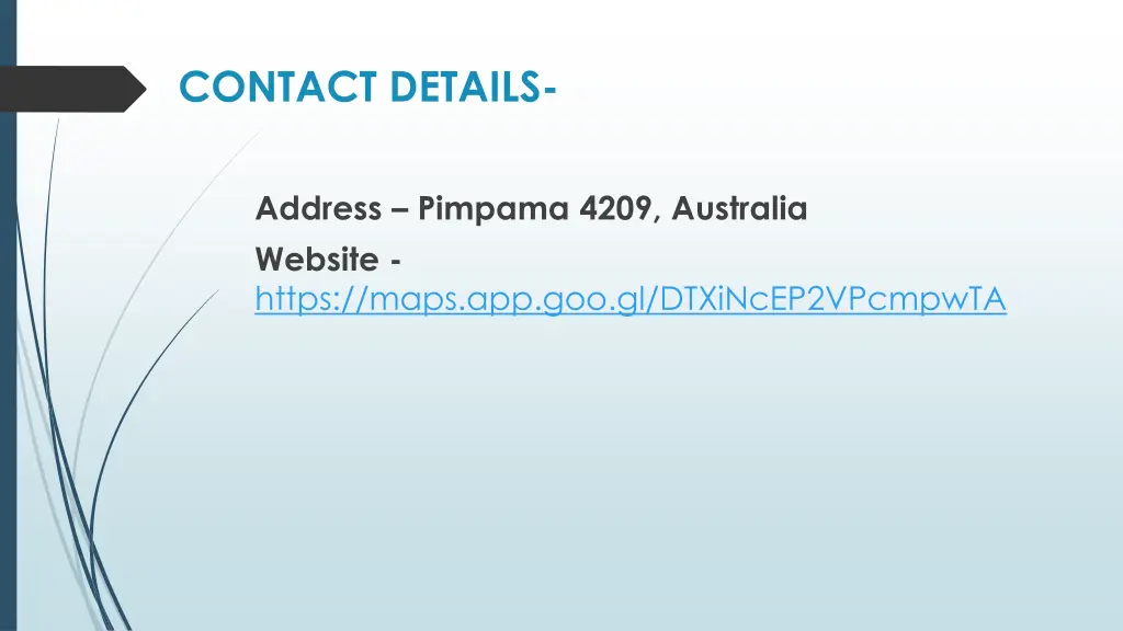 contact details
