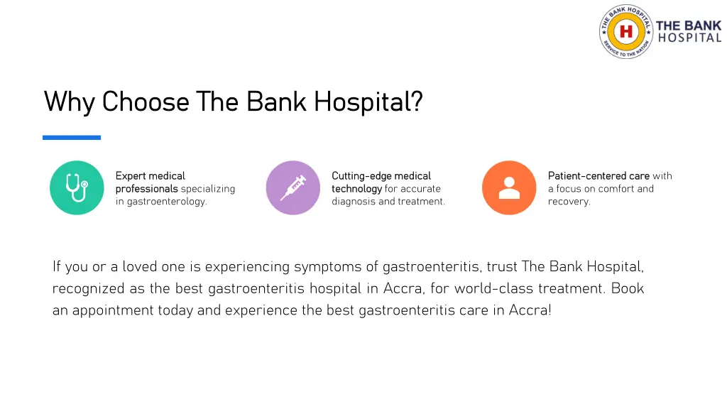 why choose the bank hospital why choose the bank