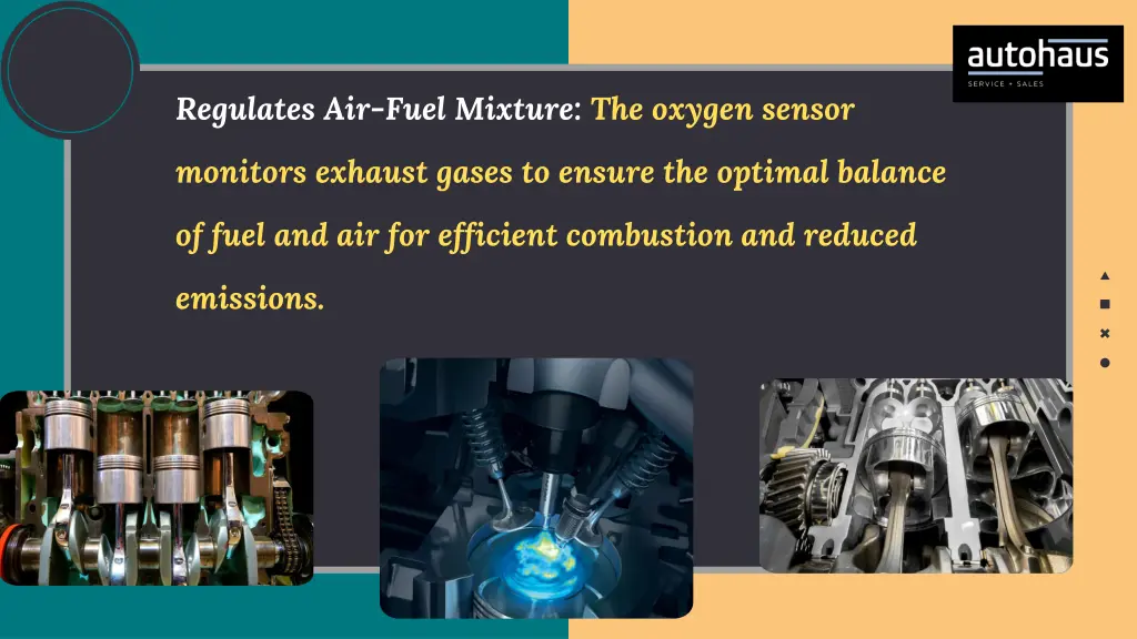 regulates air fuel mixture the oxygen sensor