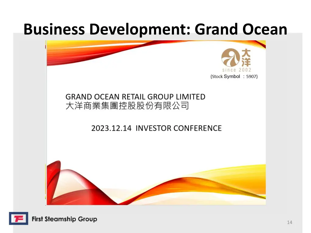 business development grand ocean