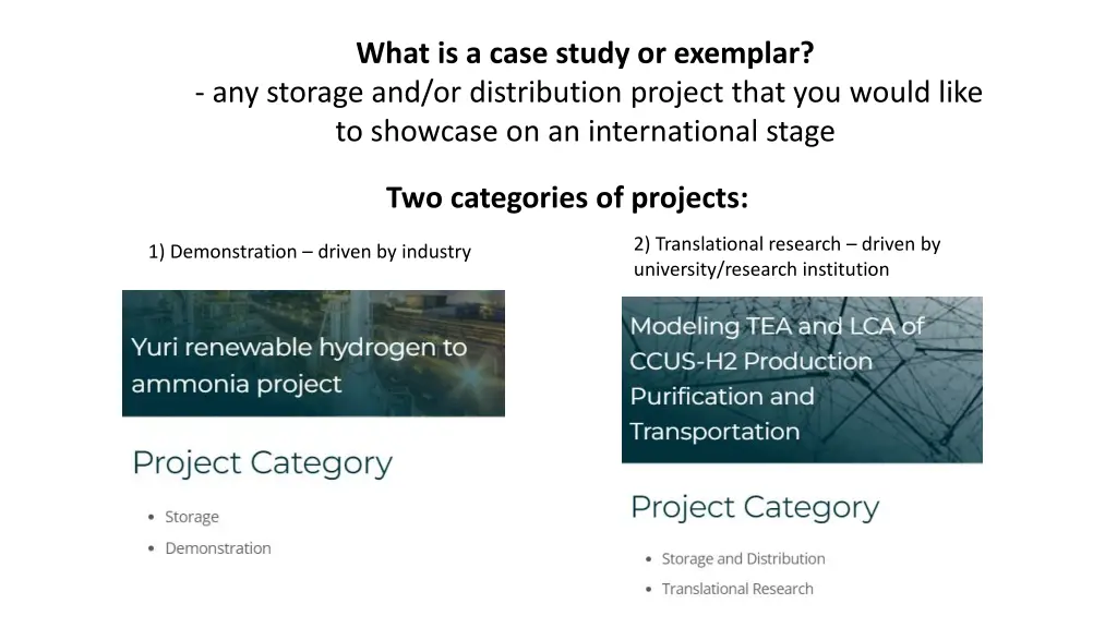 what is a case study or exemplar any storage