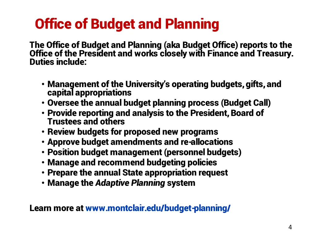 office of budget and planning 1