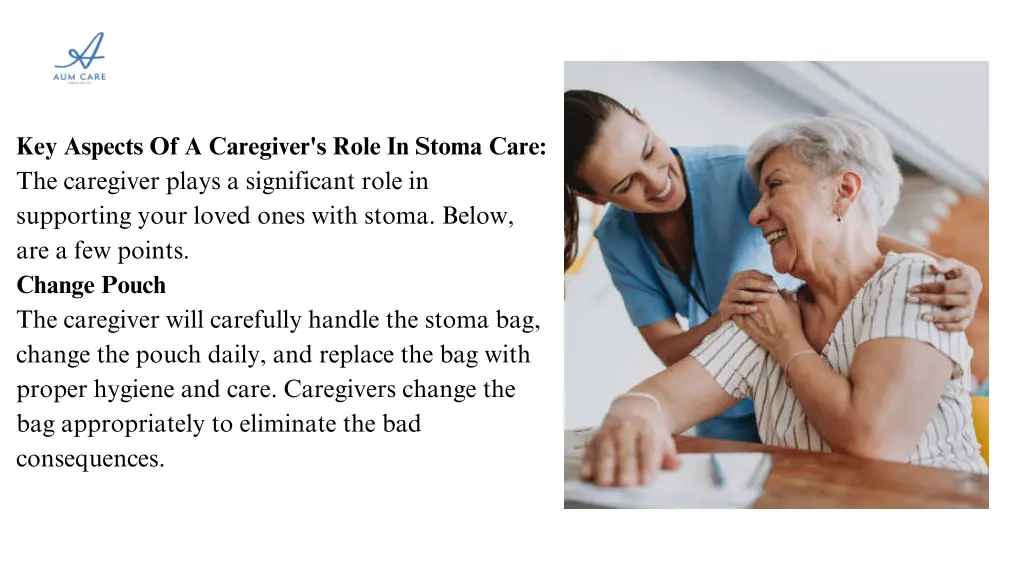 key aspects of a caregiver s role in stoma care