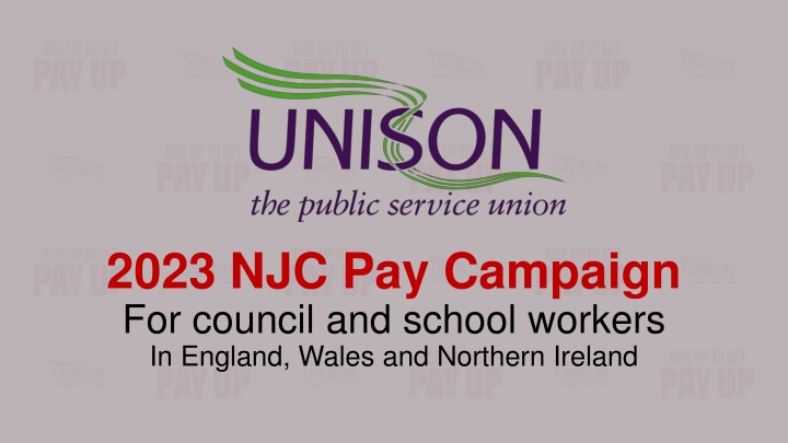 2023 njc pay campaign for council and school