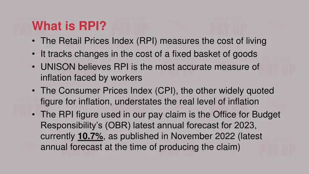 what is rpi the retail prices index rpi measures