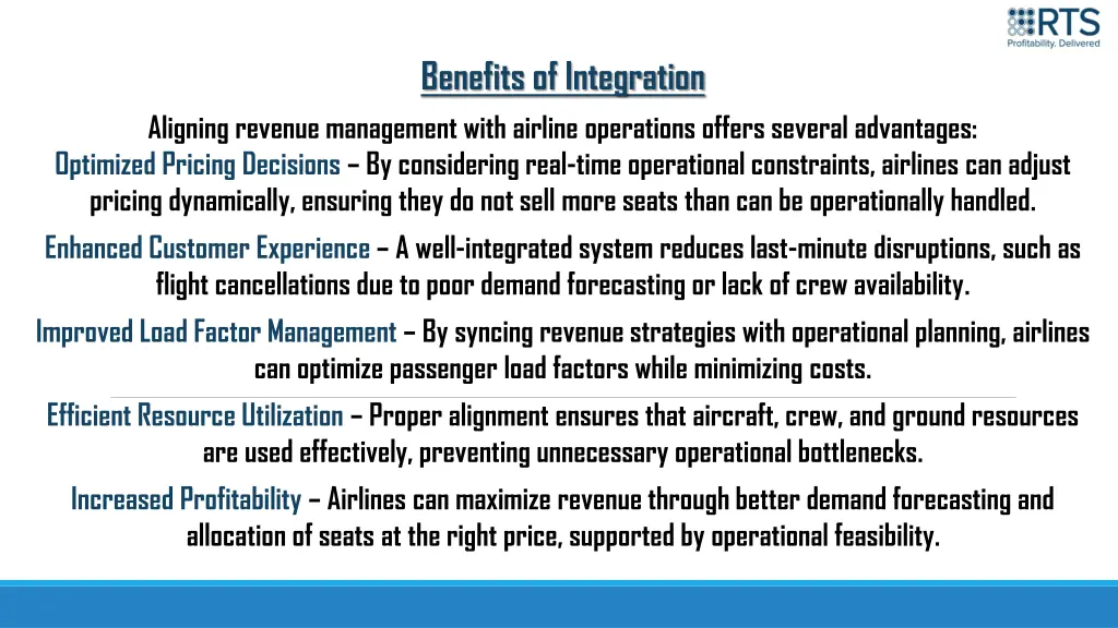 benefits of integration