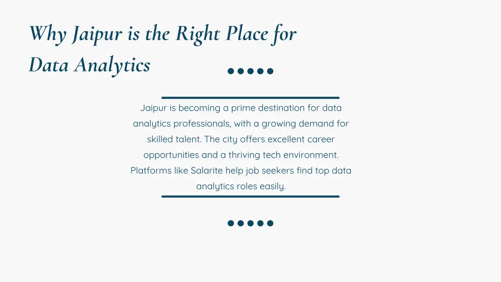 why jaipur is the right place for data analytics