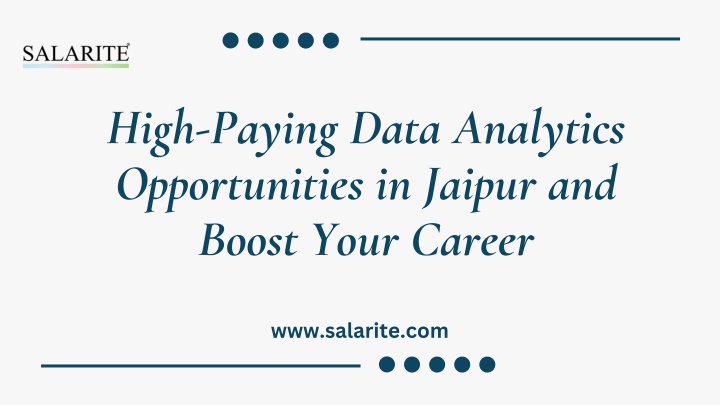high paying data analytics opportunities