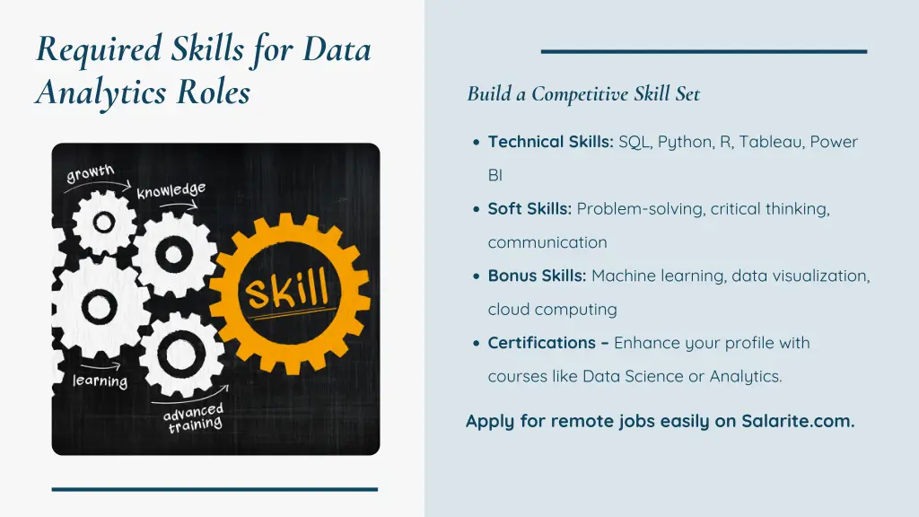 required skills for data analytics roles