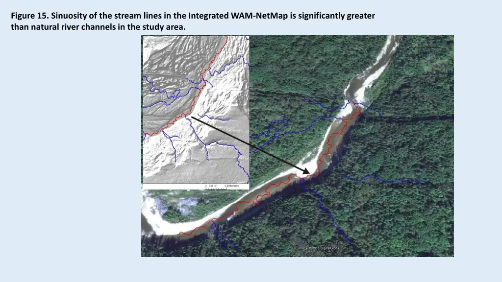 figure 15 sinuosity of the stream lines