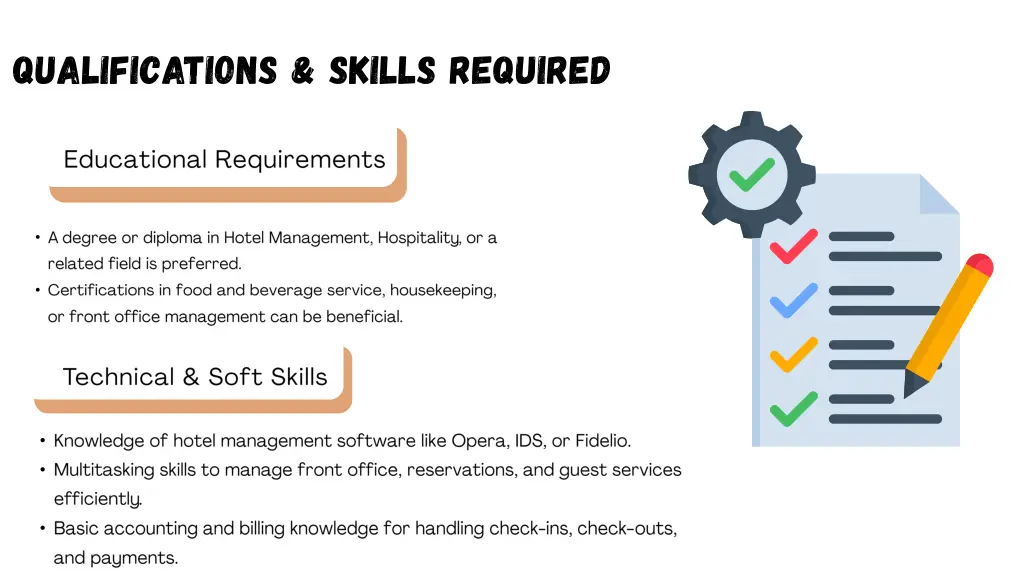 qualifications skills required