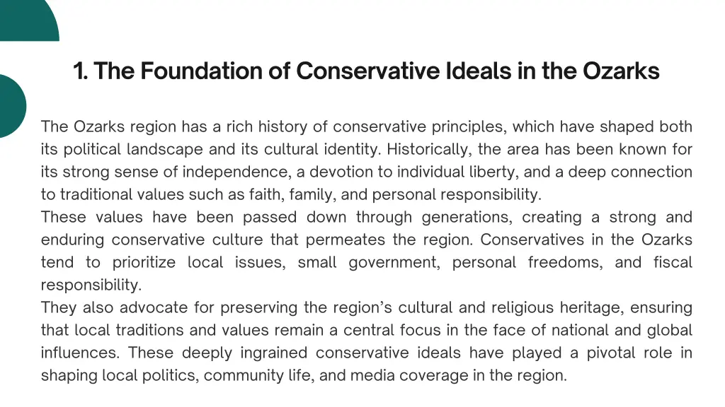 1 the foundation of conservative ideals