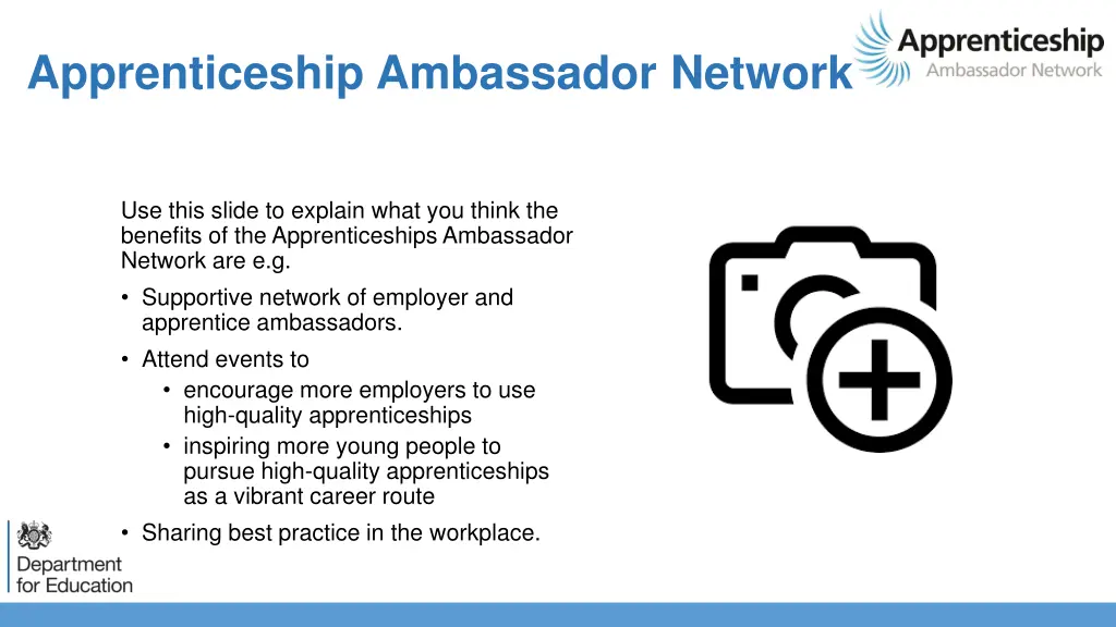 apprenticeship ambassador network