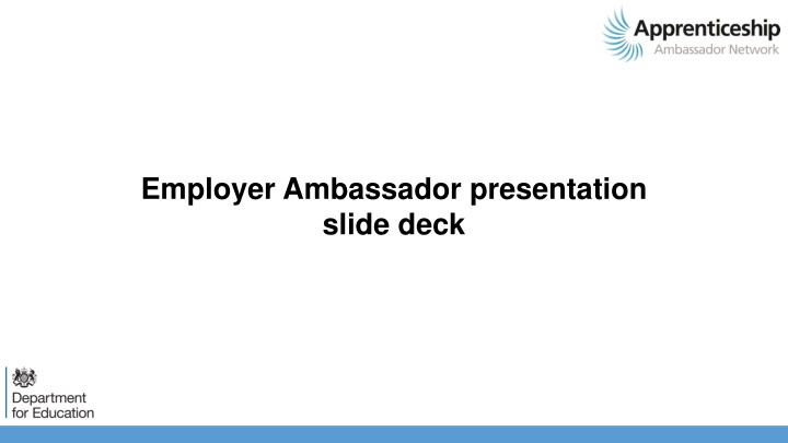 employer ambassador presentation slide deck