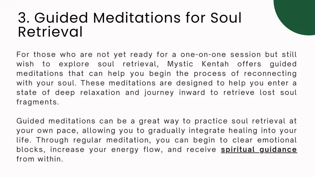 3 guided meditations for soul retrieval