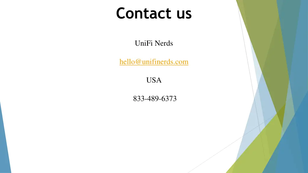 contact us
