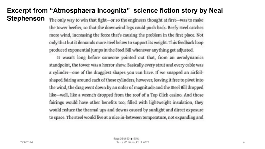 excerpt from atmosphaera incognita science