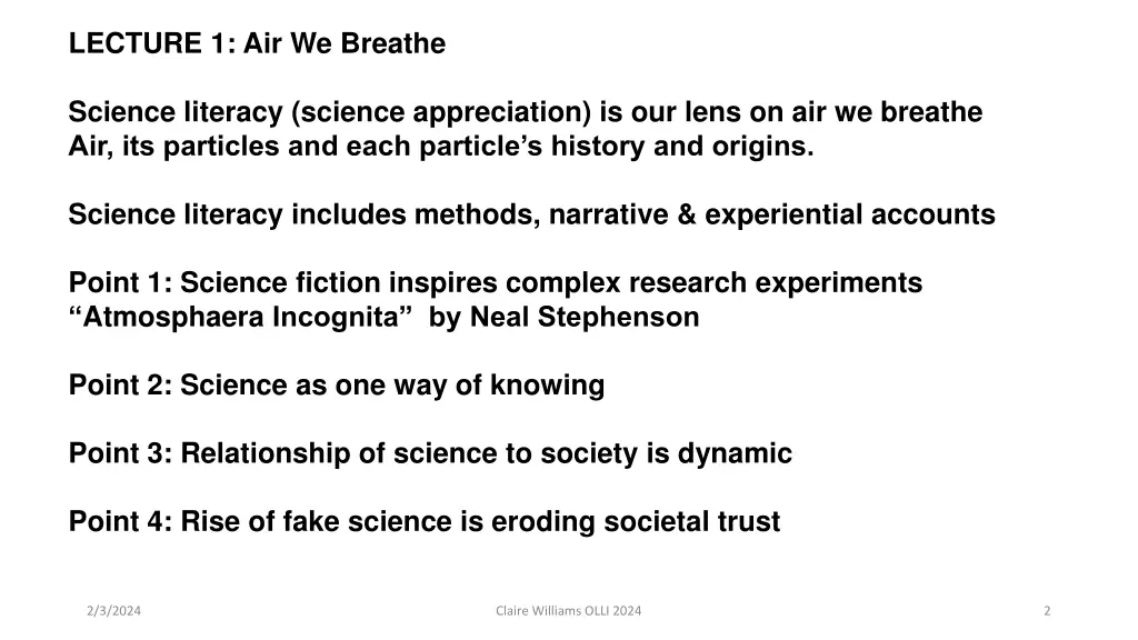 lecture 1 air we breathe 1