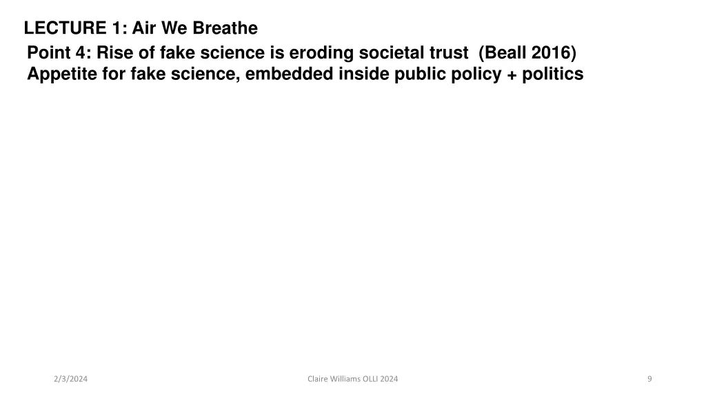 lecture 1 air we breathe point 4 rise of fake