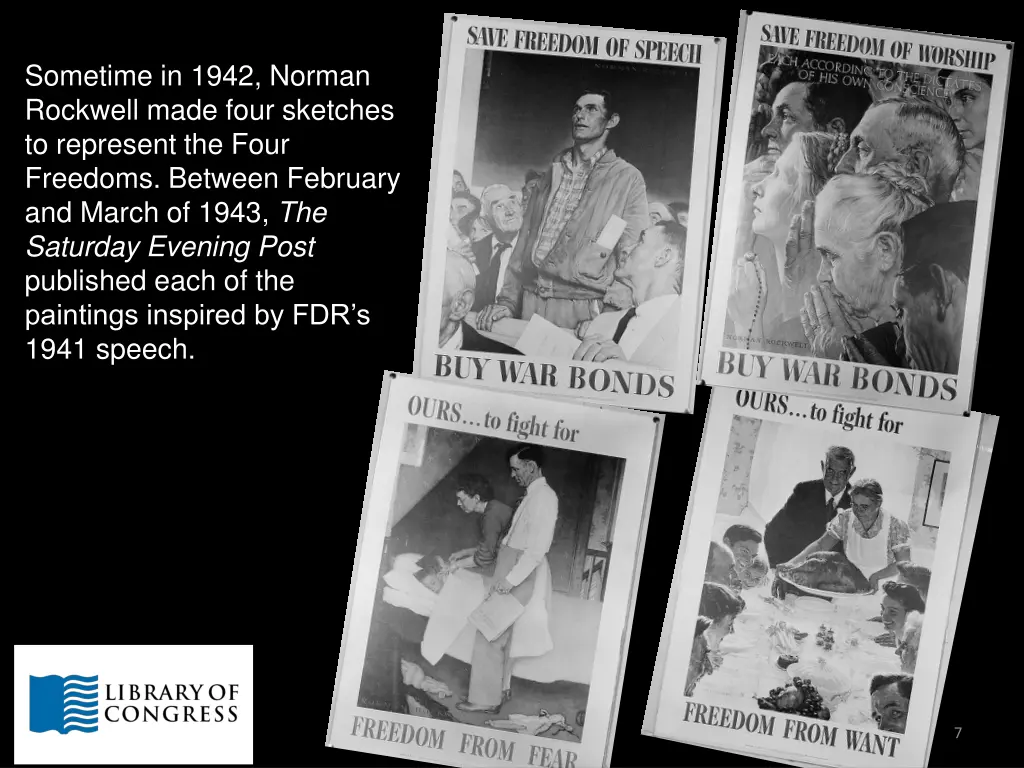 sometime in 1942 norman rockwell made four