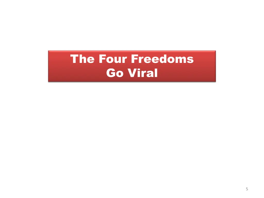 the four freedoms go viral