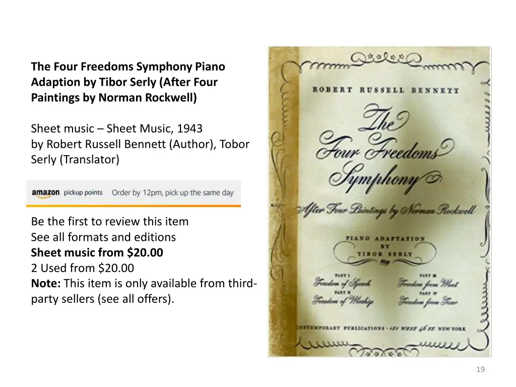 the four freedoms symphony piano adaption