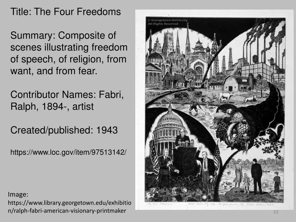 title the four freedoms 1