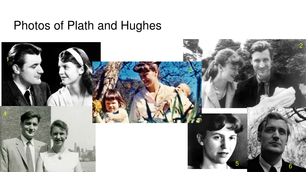 photos of plath and hughes