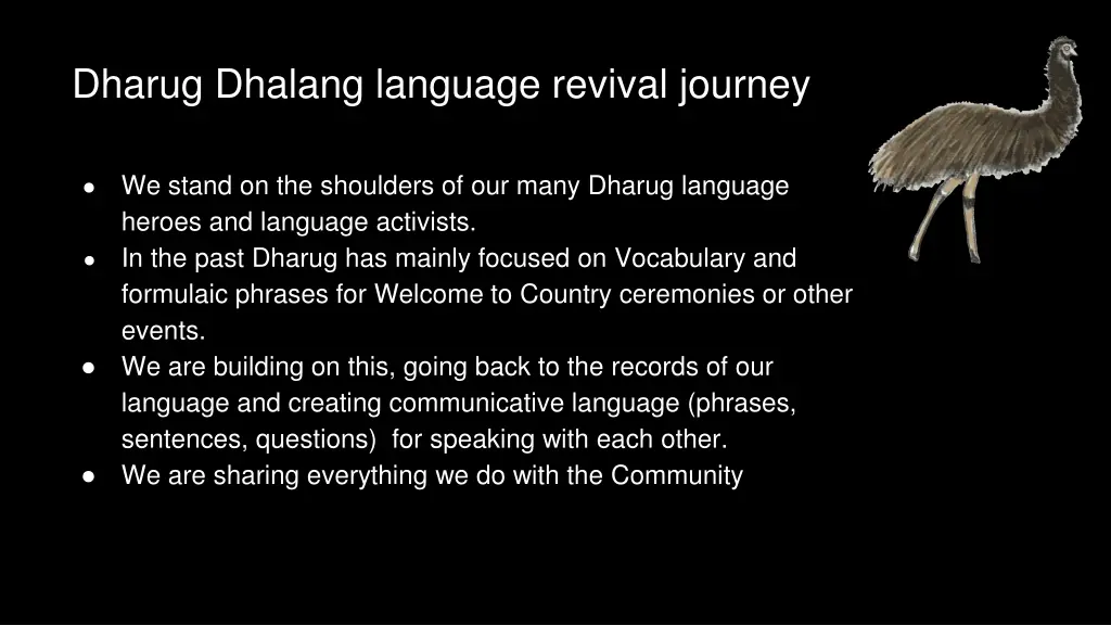 dharug dhalang language revival journey