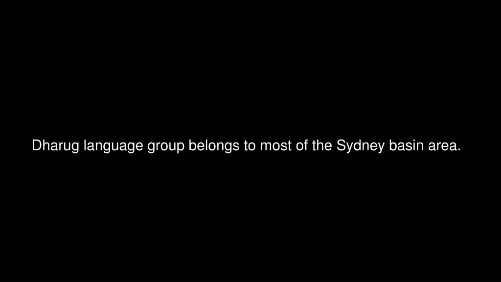 dharug language group belongs to most