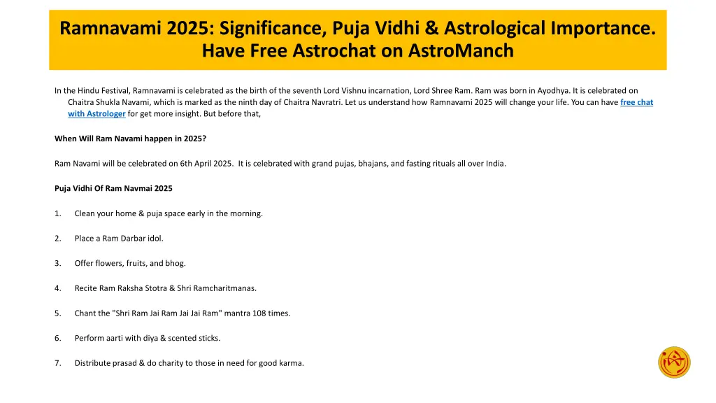 ramnavami 2025 significance puja vidhi 1